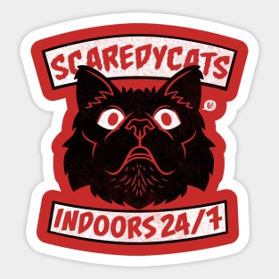 SCAREDYCATS Sticker